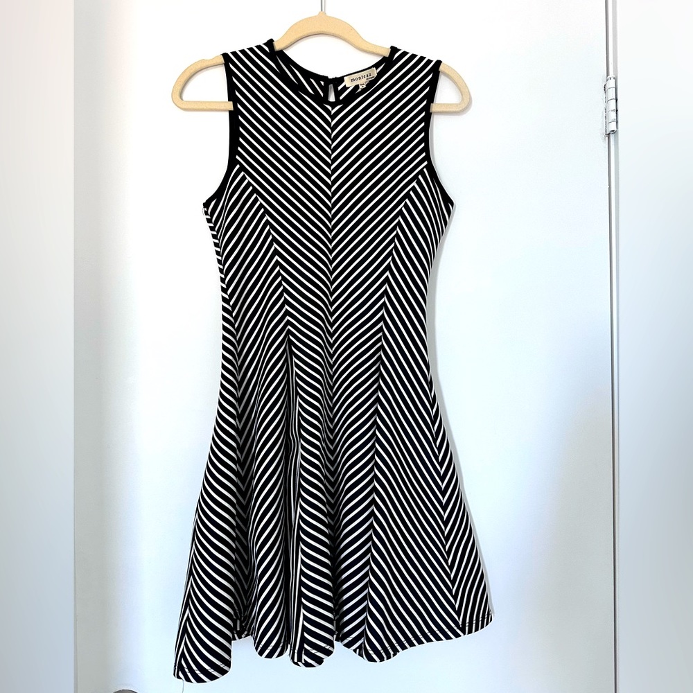 Striped skater dress